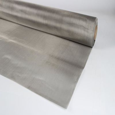 Tkanina prostota SS316 SS304 Metalowa siatka z włókienem wykonanymi z metalu