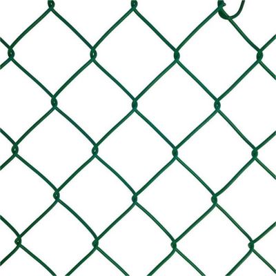 50mmx50mm Winyl powlekany stalowy ogrodzenie łańcuchowe diament 8 stóp łatwo zainstalować