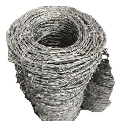 1.6mm 500m 25kgs/Roll Spiral Razor Wire Concertina Coil Wire For Protective