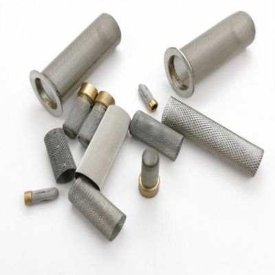 SS201 SS316 Rurowiec filtracyjny ze stali nierdzewnej Cylinder Filtr olejowy Sieć sieciowa na zamówienie