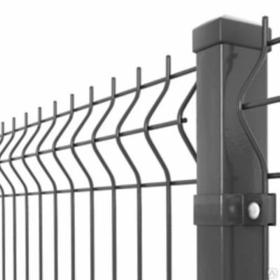 Ogrodzenie 3D z powłoką galwaniczną + proszkową, zakrzywione, o wysokości 1,8 m-2,5 m, do ekologicznego zabezpieczenia zewnętrznego
