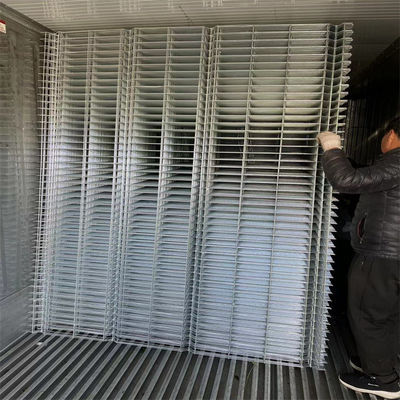 Bezpłatna próbka Płyty ogrodzeniowe ze stali galwanizowanej na gorąco Zielona PVC 3D V