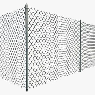 100ft Galwanizowany Ogrodzenie Łącznik Łańcuchowy Cyclone Wire Mesh Panel Ogrodzenie Łącznik Łańcuchowy Ogrodzenie Do Sportowej Gry