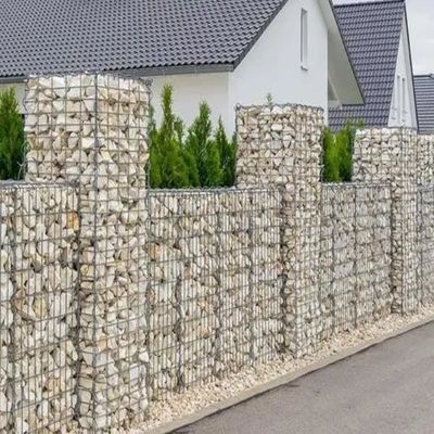2.7mm Galwanizowany Koszyk z gabionu Wielkość 2x1x1m 1,5x1x1m z komórką Wielkość 8x10cm Woven Gabion Mesh