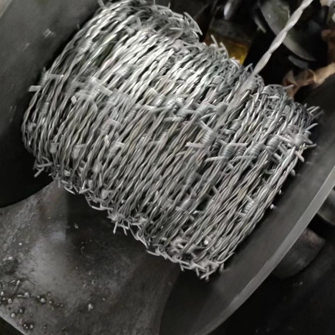 Przeciwrożniająca galwanizacja z drutami kolczastymi 450 mm średnica 6
