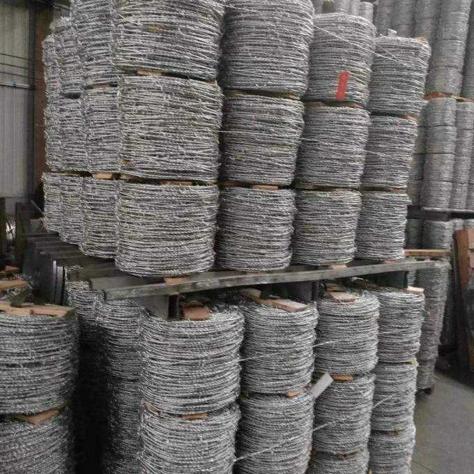 Przeciwrożniająca galwanizacja z drutami kolczastymi 450 mm średnica 9