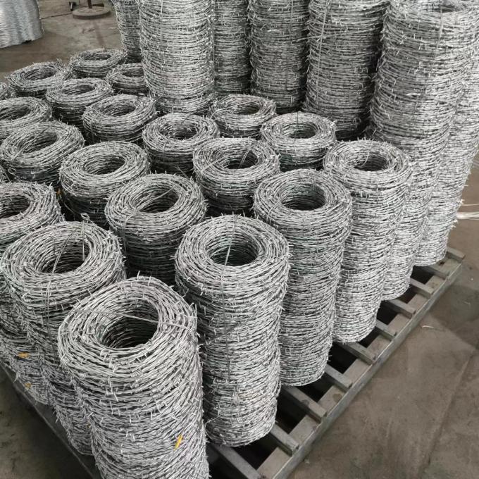 Przeciwrożniająca galwanizacja z drutami kolczastymi 450 mm średnica 8