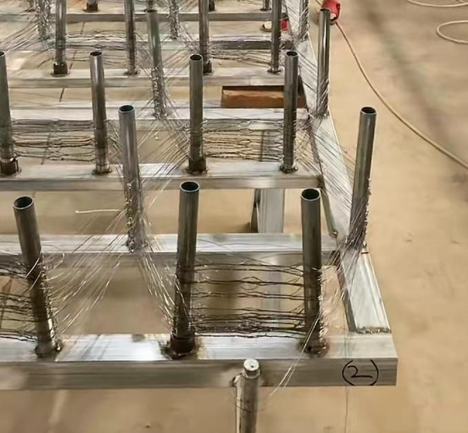 0.4-0.9mm Przeciwtankowa bariera sieci drutowej szlaki zbiornikowe 4