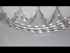 Bto-22 450 mm Galwanizowany Concertina Żołędka Drut kolczasty Żołędka kolczasty