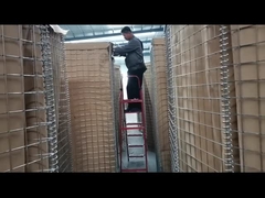 Ciężkie worki obronne bariera ścienna piaskowa dla strzelnicy bariera Hesco