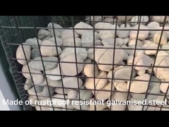 Gabion Basket Mesh Galwanizowany Spawany Gabion Box 2*1*1 Spawany Mesh Stone Cage